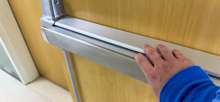 Installing a Push Bar on a Door Jacksonville